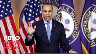 WATCH LIVE: House Democratic Leader Jeffries holds weekly news briefing