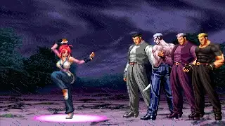 [KOF Mugen] Kaoru vs Ryuji Yamazaki Team