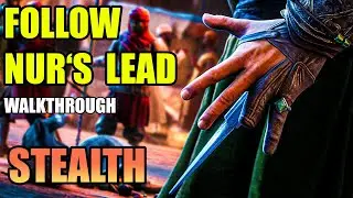 Assassins Creed Mirage Follow Nur's Lead Walkthrough Stealth gameplay Xbox Series S