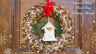 How to Make an easy Holiday Birdseed Wreath?