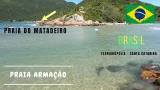 Praia Armação como cruzar a Matadeiro l Florianópolis SC l Brasil