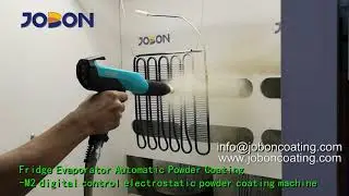 Electrostatic powder coating gun for refrigerator tube radiators, Make your job easier!