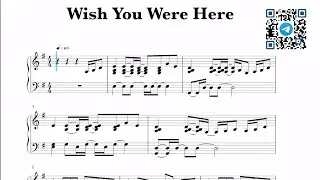 Pink Floyd - Wish You Were Here Sheet Music