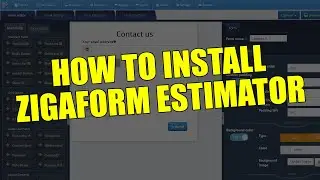 How to install Wordpress Cost Estimation Form builder