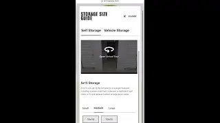 Storage Unit Sizes | Storage Unit Size Guide