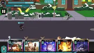 I used only 1 card for this level - South Park Phone Destroyer