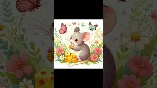 Little mouse moving in house || English rhyme for kids || #storytelling #trendingshorts #latest