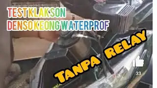 SUARA KLAKSON DENSO DI MOTOR TANPA RELAY