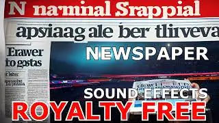 News Paper Reading Sound Effects||Royalty Sound Effects Use For Free||
