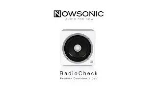 NOWSONIC RadioCheck - Active Full Range Mini Studio Reference Monitors - Product Video