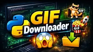 Python Se GIPHY GIF Downloader 😱 | 1 Click Me Unlimited GIF Download 🔥