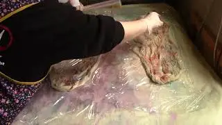 Yarn Dyeing timelapse