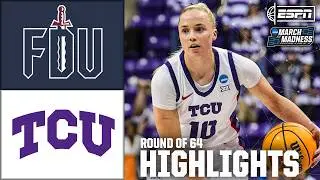 Round of 64: Fairleigh Dickinson vs. TCU | Women's NCAA Tournament | Full Game Highlights