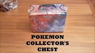 Pokemon 2016 collector's chest tin opening
