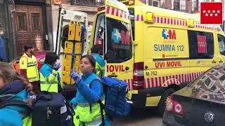 30.03.2018 Tres personas trasladadas por SUMMA112 tras una pelea en domicilio