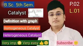 Catalyst | Homogeneous & Heterogeneous Catalsts in easy way | Class 12, NEET, CUET, IIT JAM, B.Sc