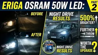 Osram LED 50W in ertiga car reviews After LED installation part 2