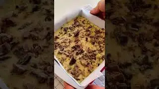 Chocolate chip cookie bars #chocolate #cakeshare #cookies