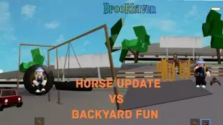 Horse Update Vs Backyard Fun.. Lebih seru yang mana ya?? | Roblox