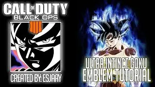 ULTRA INSTINCT GOKU -EMBLEM TUTORIAL [BLACK OPS 4]