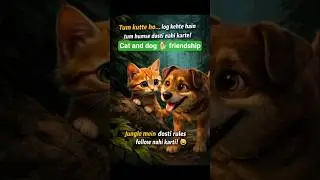 cat 😺 and dog 🐕 Story #story #friendship #aistoryaistory