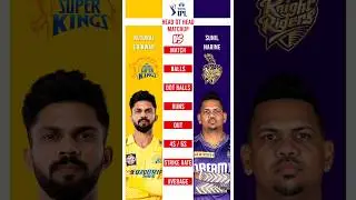 Ruturaj Gaikwad vs Sunil Narine IPL Matchup #headtohead #comparison #cricketshorts #ipl