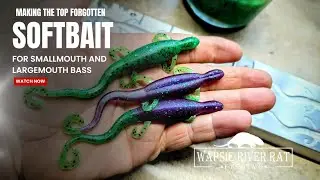 Making a Forgotten Soft Bait that Mississippi River Bass Love.....including Walleye!!!