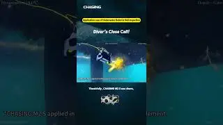 Diver's Close Call! - CHASING UNDERWATER DRONE -