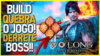 Wo Long Fallen Dynasty - BUILD OP MATA BOSS COM 2 COMBOS E DÁ DANO INSANO DE QUEIMADURA!! APELONA!!!
