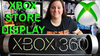 XBOX 360 NEON SIGN (XBOX Store Display) Rare Video Game Display Unboxing!