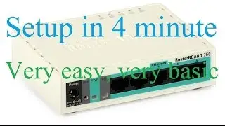 Mikrotik Router Board first time setup less than 5 minute , very easy, very basic