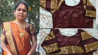 How to stitching  new trending Prince cut blouse cutting and stitching full video telugu #