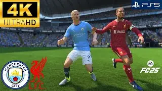 FC 25 - MANCHESTER CITY VS LIVERPOOL - PREMIER LEAGUE 24/25 - ETIHAD STADIUM - ULTRA REALISM 4K PS5