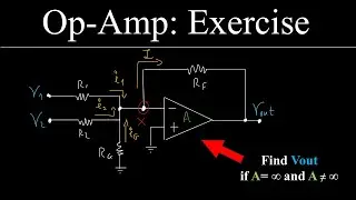 How to Solve Inverting Op-Amp Exercises (Summing Amplifier, Grounded Resistor)