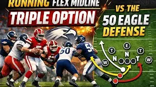 Running Flex Midline Triple Option versus the 50 Eagle Defense 
