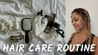 CURLY HAIR CARE ROUTINE FOR DAMAGED & BLEACHED HAIR | HYDRATED CURLS 2025