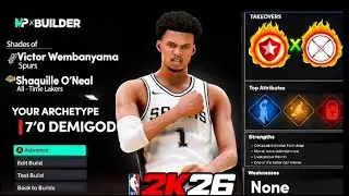 Best EYESO FOOTER Build in NBA 2k26!!!!!!!!!!!!