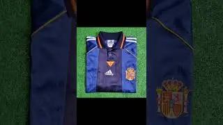 Spain 1998 Away Shirt #football #footballshirt #spain #soccer #futbol