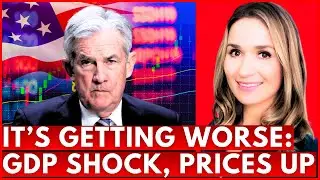 BREAKING: US GDP Falls BELOW ZERO: Economy SHRINKS as Inflation Explodes, Recession Odds Hit 74%