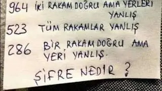 BEYİN YAKAN SORU