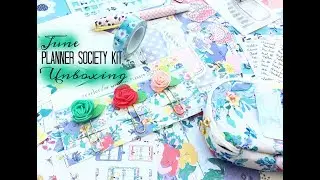 June Planner Society Kit Unboxing