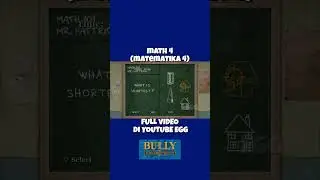 Math 4 (Matematika 4) - Bully Scholarship Edition #game #gameplay #shorts #bullygame #rockstargames