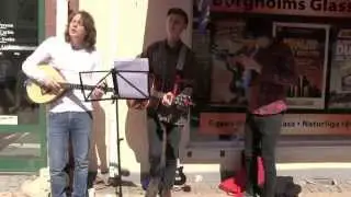 Gatumusikanter i Borgholm 