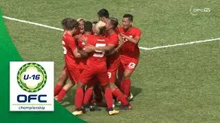 2018 OFC U-16 CHAMPIONSHIP - NEW CALEDONIA v TAHITI Highlights