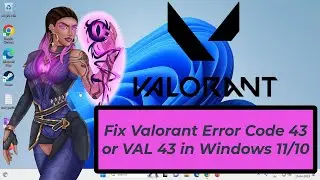 Fix Valorant Error Code 43 or VAL 43 in Windows 11/10