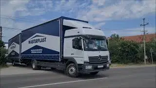 Masterplast fleet delivery - UniCargo Tautliner Mercedes Atego with UniOne trailer