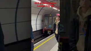 Awesome DLR #train @ #london Bank Station Underground Automated Driven Docklands Light Railway