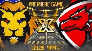 RFL Season X: Monarchs vs Red Dragons Preseason Week 1 | Madden 26 Teambuilder Franchise!