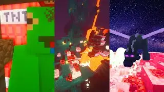 Minecraft, But TNT Spawns Everywhere I Look...
