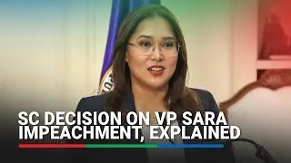 Full announcement: Supreme Court affirms Sara Duterte impeachment unconstitutional